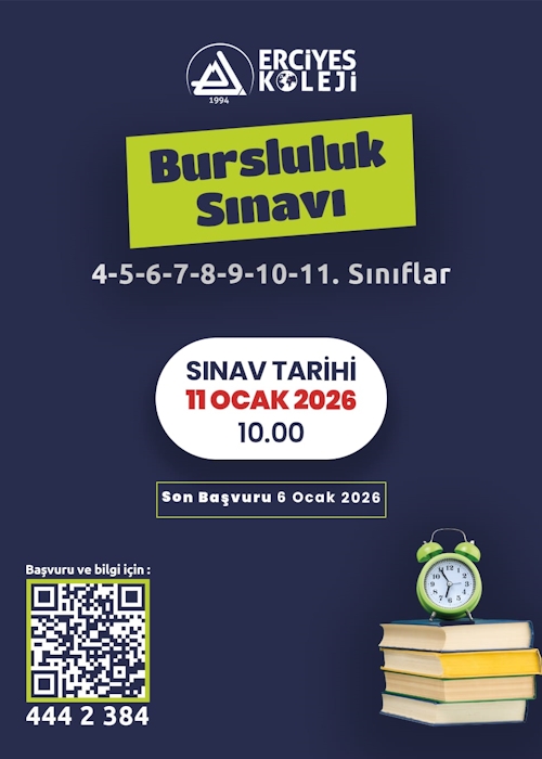 Erciyes Koleji Bursluluk Sınavı