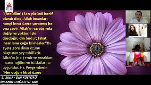 9.Sınıflar | Din Kültürü | İnsanın Doğası ve Din
