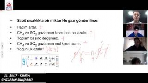 11.Sınıflar | Kimya | Gazların Sıkışması