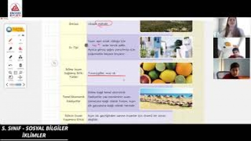 5.Sınıflar | Sosyal Bilgiler | İklimler