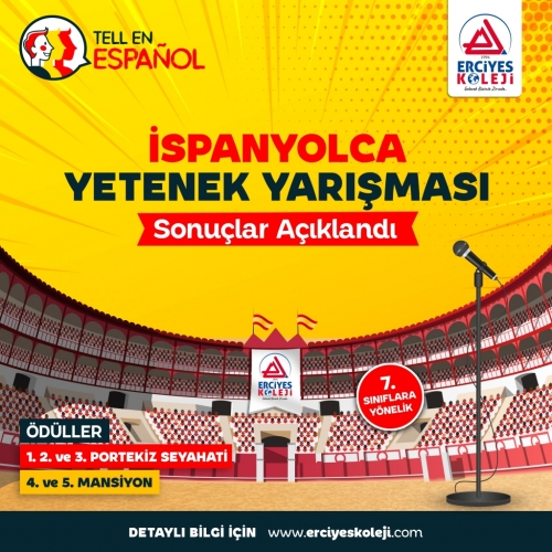 TELL EN ESPANOL YARIŞMASININ ŞAMPİYONLARI BELLİ OLDU