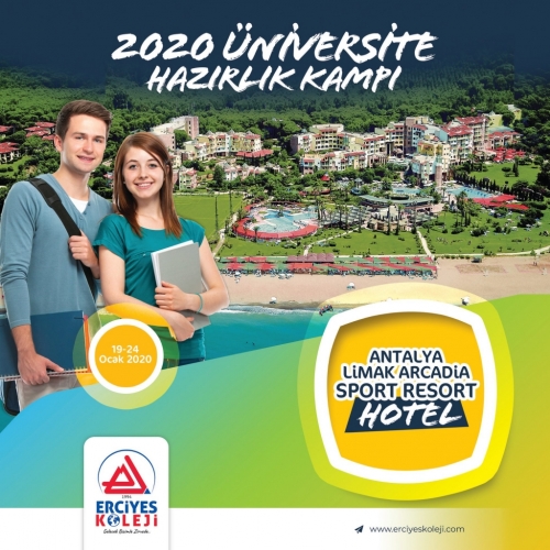 “ERCİYES KOLEJİ ÜNİVERSİTE HAZIRLIK KAMPI”NA ADIM ADIM!