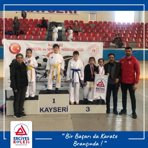 BİR BAŞARI DA KARATE BRANŞINDA!