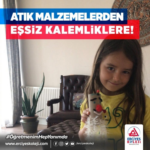 ATIK MALZEMELERDEN EŞSİZ KALEMLİKLERE!