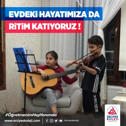 EVDEKİ HAYATIMIZA DA RİTİM KATIYORUZ