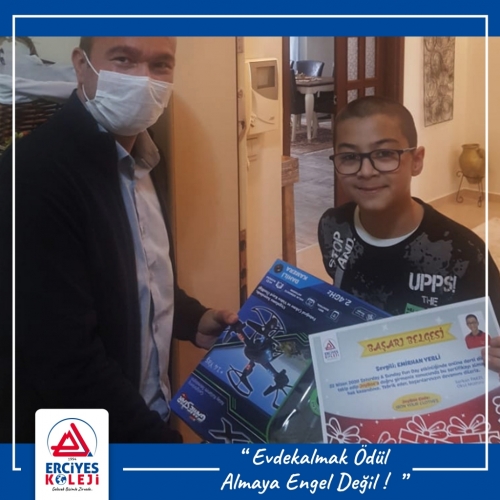 EVDEKALMAK ÖDÜL ALMAYA ENGEL DEĞİL!