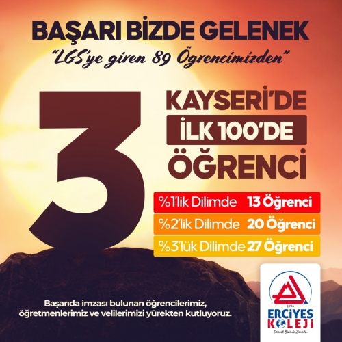 BAŞARI BİZDE GELENEK!
