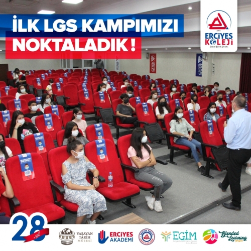 İLK LGS KAMPIMIZI NOKTALADIK!