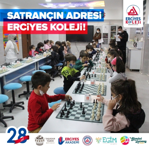 SATRANÇIN ADRESİ ERCİYES KOLEJİ!