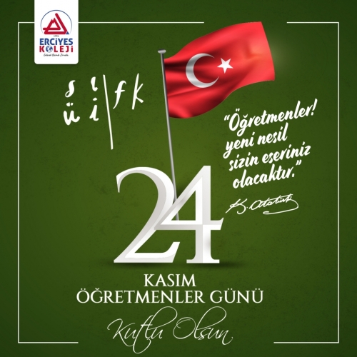 ÖĞRETMENLER GÜNÜNÜZ KUTLU OLSUN!