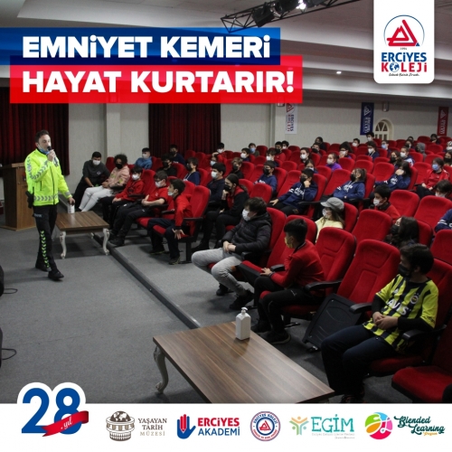EMNİYET KEMERİ HAYAT KURTARIR!