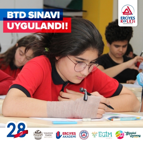 BTD SINAVI UYGULANDI!