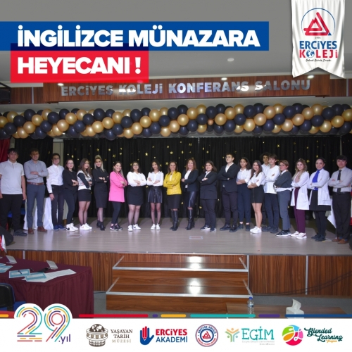 İNGİLİZCE MÜNAZARA HEYECANI!