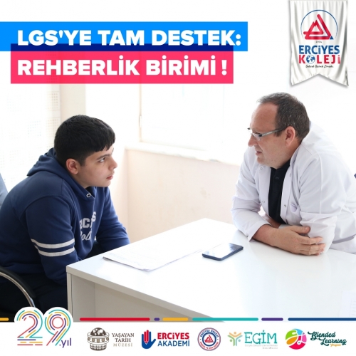 LGS'YE TAM DESTEK: REHBERLİK BİRİMİ!