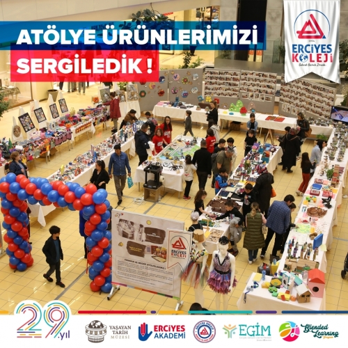 ATÖLYE ÜRÜNLERİMİZİ SERGİLEDİK!