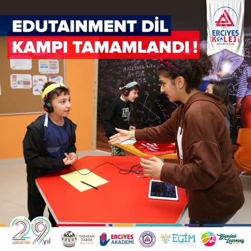 EDUTAINMENT DİL KAMPI TAMAMLANDI!