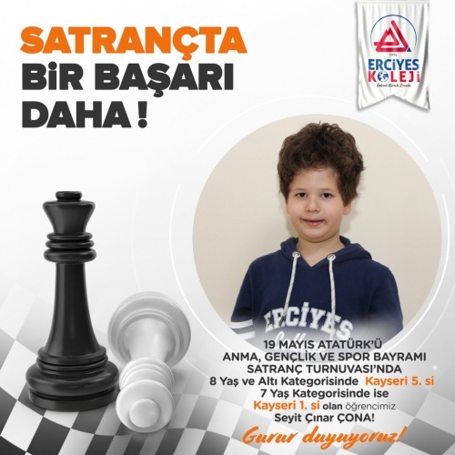 SATRANÇTA BİR BAŞARI DAHA!