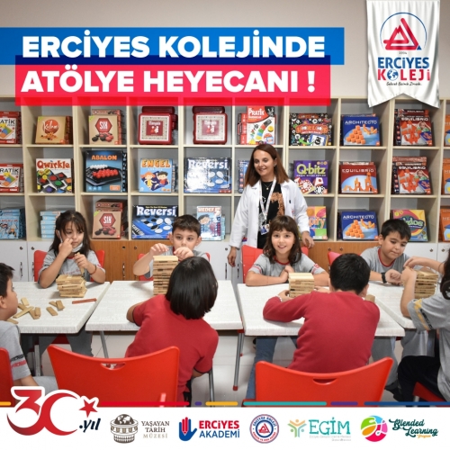 ERCİYES KOLEJİNDE ATÖLYE HEYECANI!