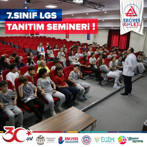 7.SINIFLAR LGS TANITIM SEMİNERİ!