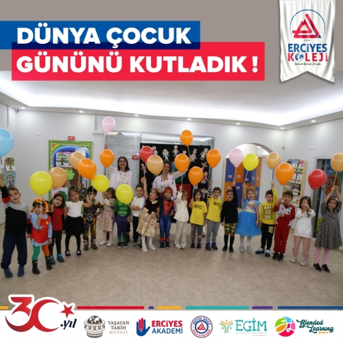 DÜNYA ÇOCUK GÜNÜNÜ KUTLADIK!