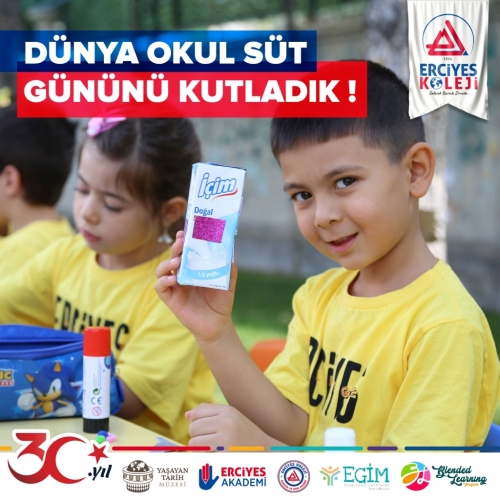 DÜNYA OKUL SÜT GÜNÜNÜ KUTLADIK!