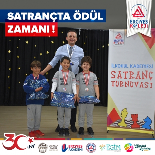 SATRANÇTA ÖDÜL ZAMANI!