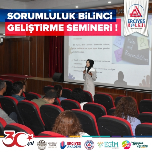 SORUMLULUK BİLİNCİ GELİŞTİRME SEMİNERİ!