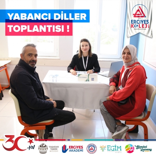 YABANCI DİLLER TOPLANTISI!