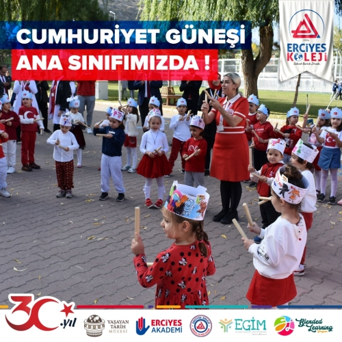 CUMHURİYET GÜNEŞİ ANA SINIFIMIZDA!