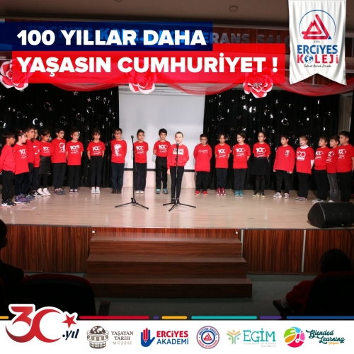 100 YILLAR DAHA YAŞASIN CUMHURİYET!