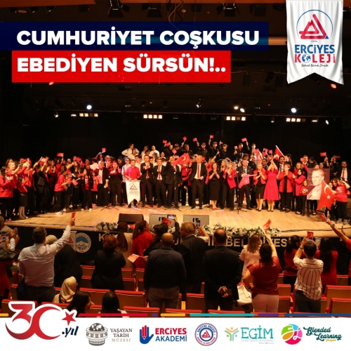 CUMHURİYET COŞKUSU EBEDİYEN SÜRSÜN!..