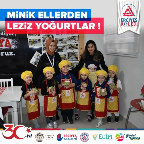 MİNİK ELLERDEN LEZİZ YOĞURTLAR!