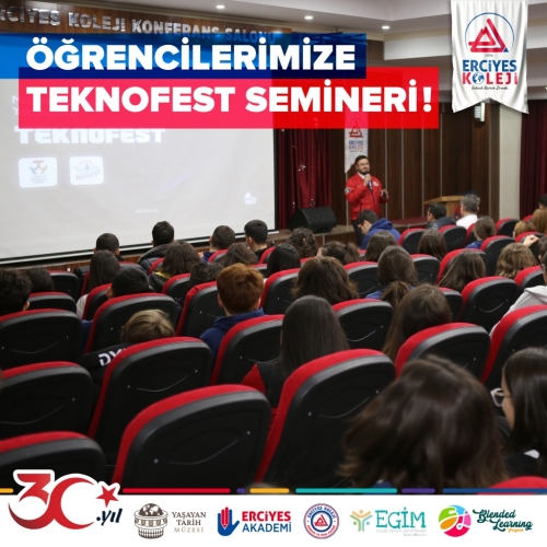 ÖĞRENCİLERİMİZE TEKNOFEST SEMİNERİ!