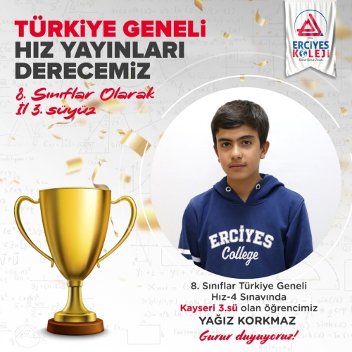 YİNE TÜRKİYE GENELİ, YİNE BAŞARI!