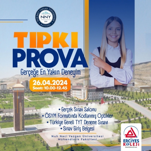 YKS TADINDA SINAV!