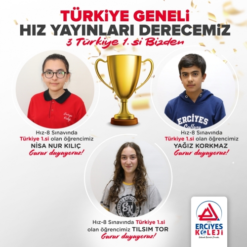 3 TAM PUAN, 3 BİRİNCİ!