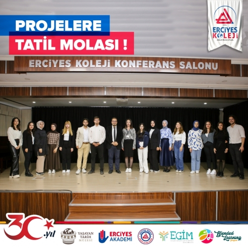 PROJELERE TATİL MOLASI