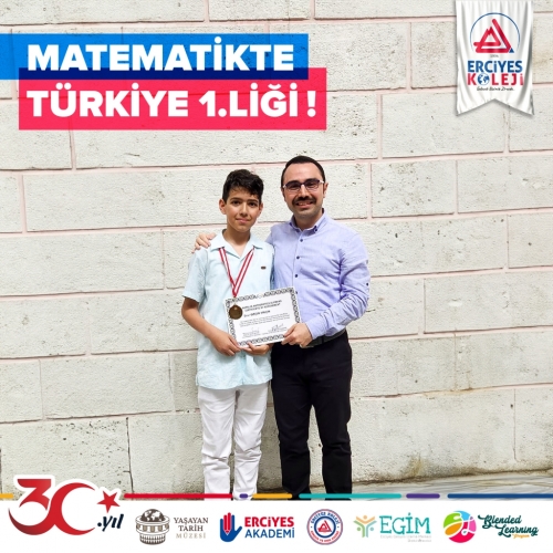 MATEMATİKTE TÜRKİYE 1.LİĞİ!