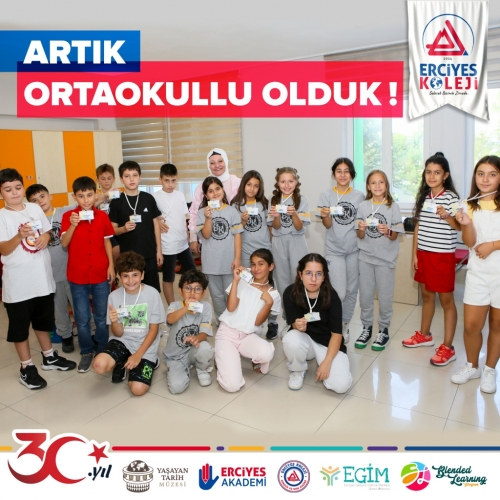 Artık Ortaokullu olduk!