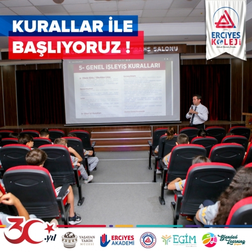 KURALLAR İLE BAŞLIYORUZ !