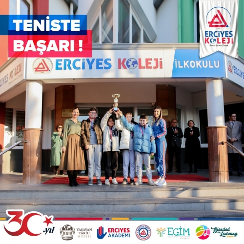 TENİSTE BAŞARI!
