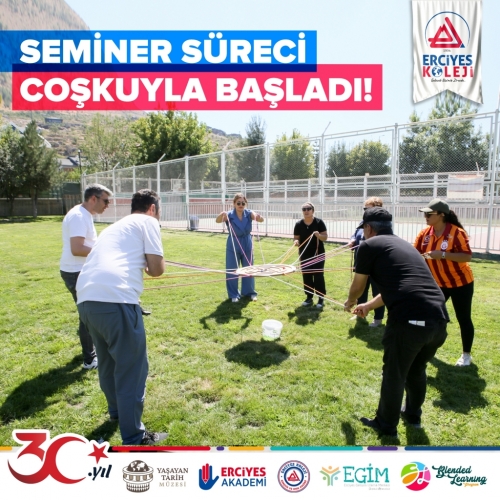 SEMİNER SÜRECİ ÇOŞKUYLA BAŞLADI!