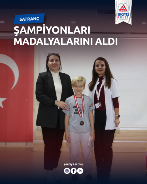 SATRANÇ ŞAMPİYONLARI MADALYALARINI ALDI!