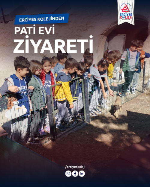 ERCİYES KOLEJİNDEN PATİ EVİ ZİYARETİ!
