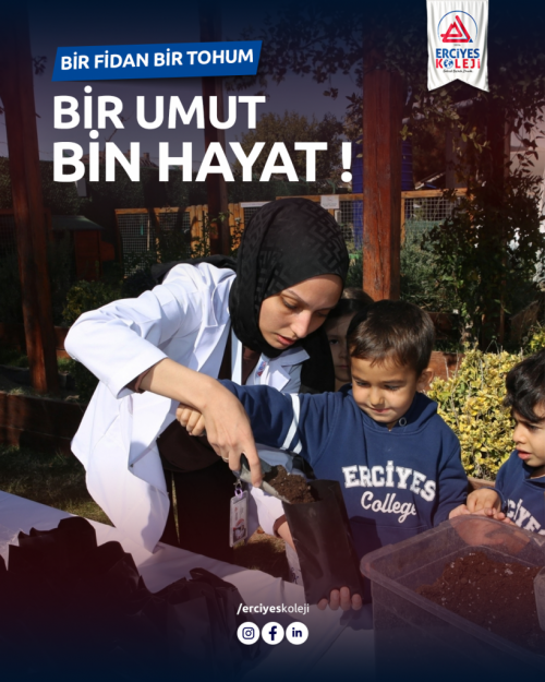 Bir Fidan Bir Tohum, Bir Umut Bin Hayat!