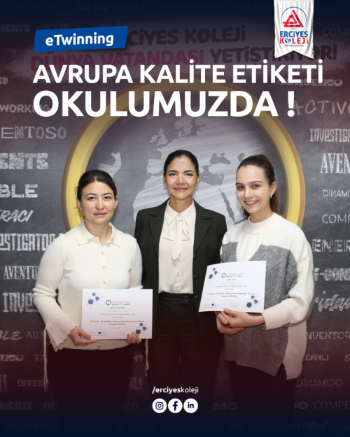 Avrupa Kalite Etiketi Okulumuzda!