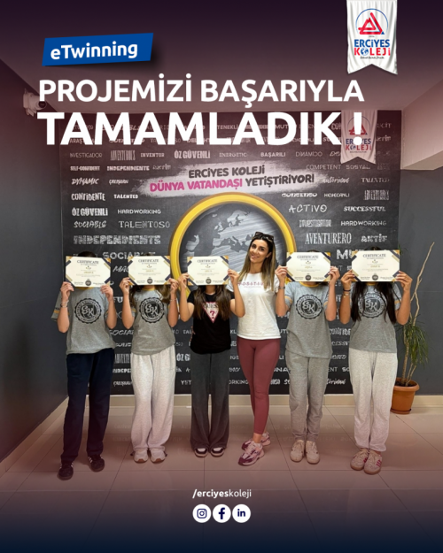 eTwinning Projemizi Başarıyla Tamamladık!